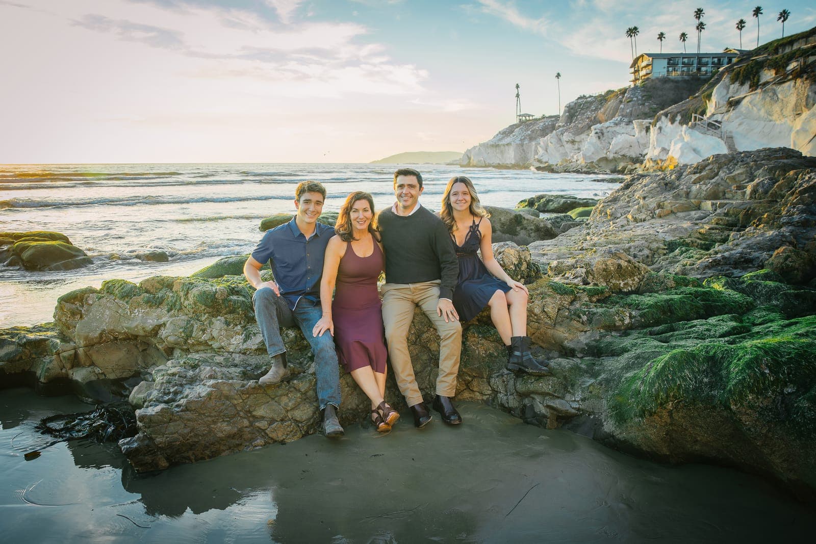 Family portrait photography in Avila Beach, California by Amy Marlan Photography