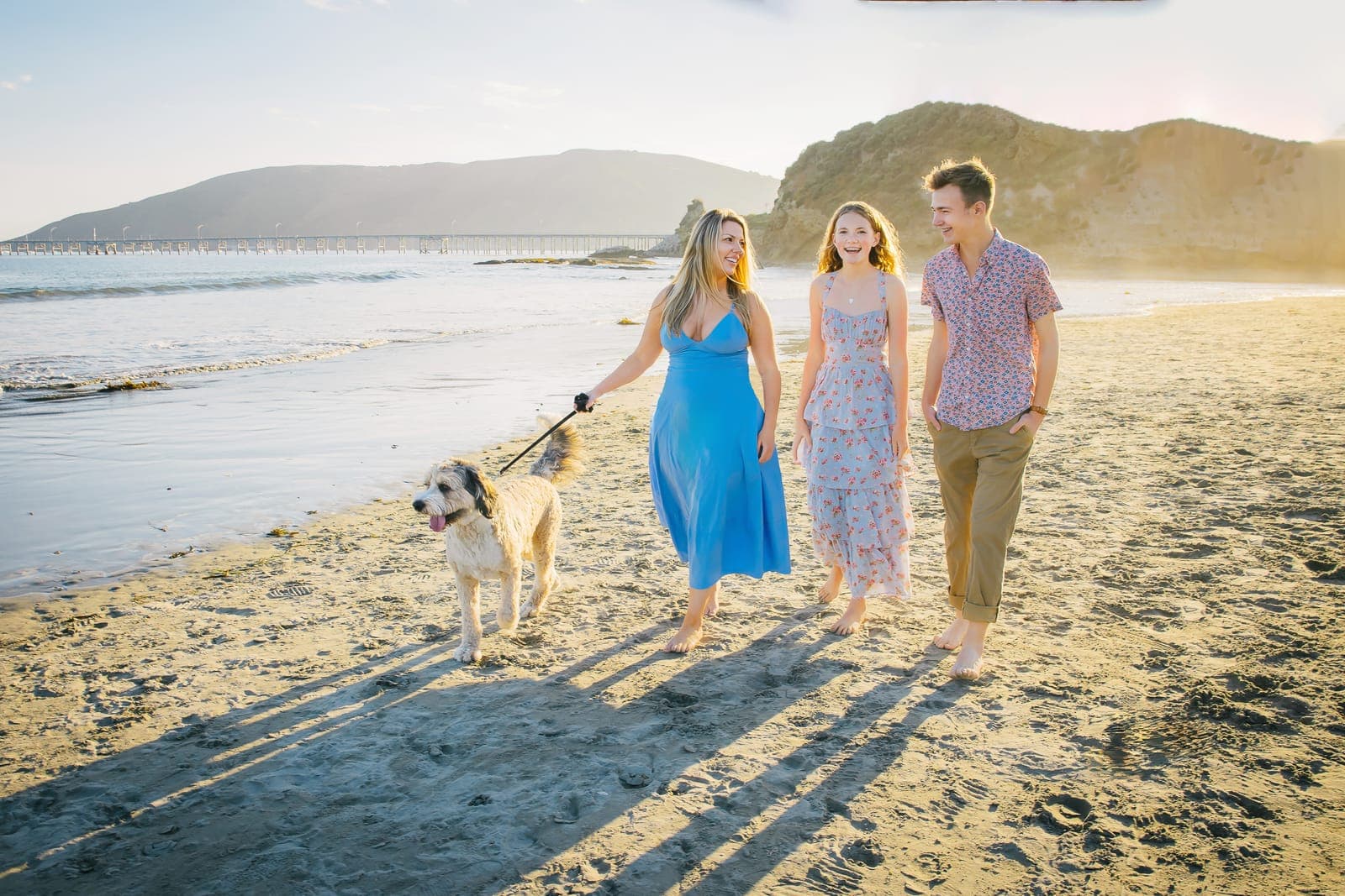 Family portrait session in Avila Beach, California by Amy Marlan Photography