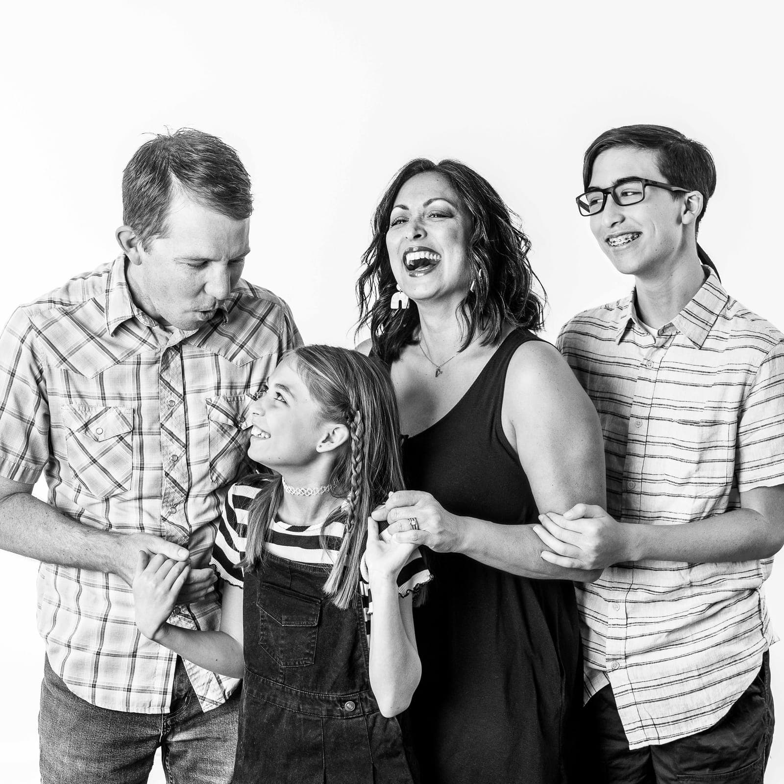In-studio family portrait by Amy Marlan Photography