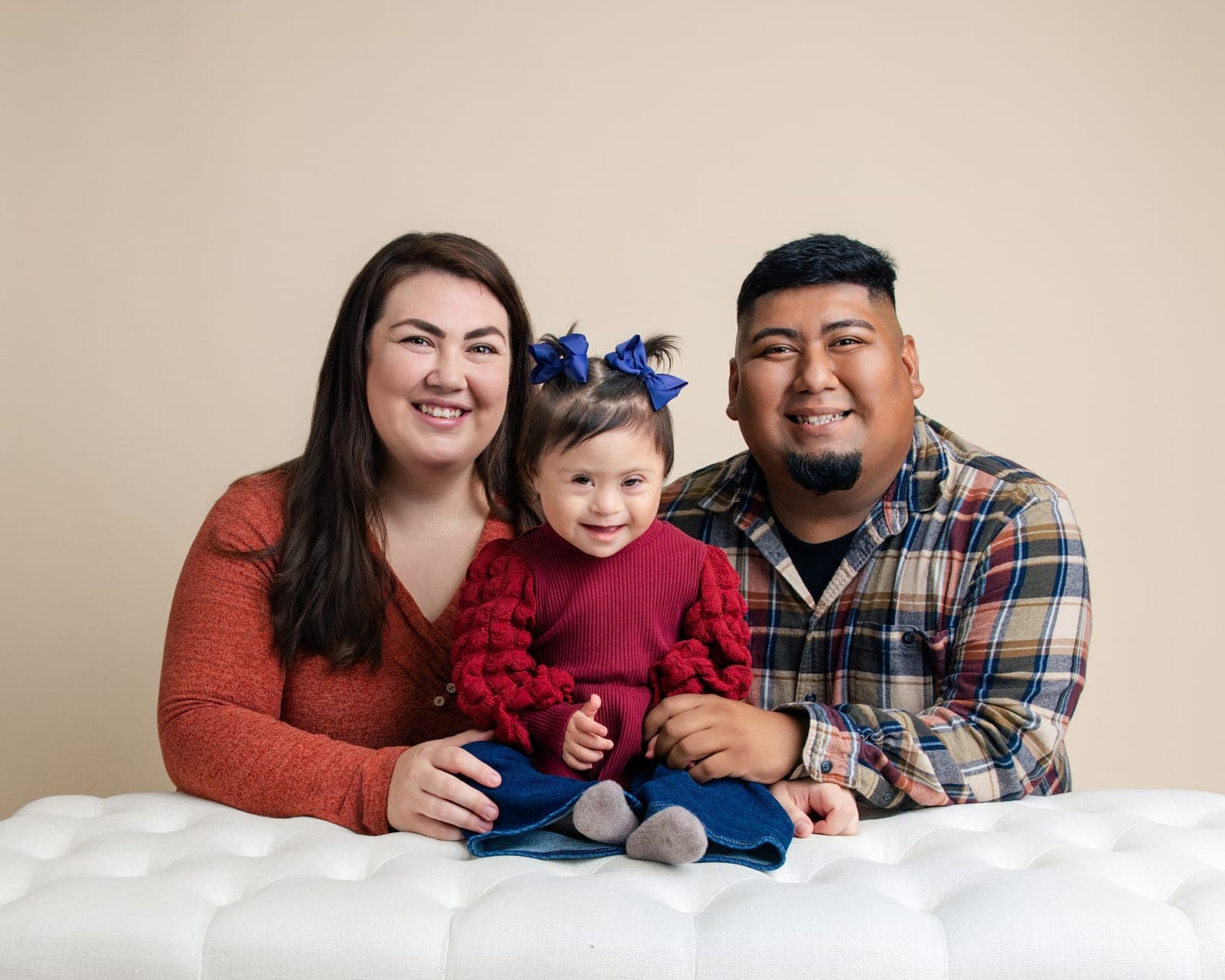 In-studio family portrait by Amy Marlan Photography