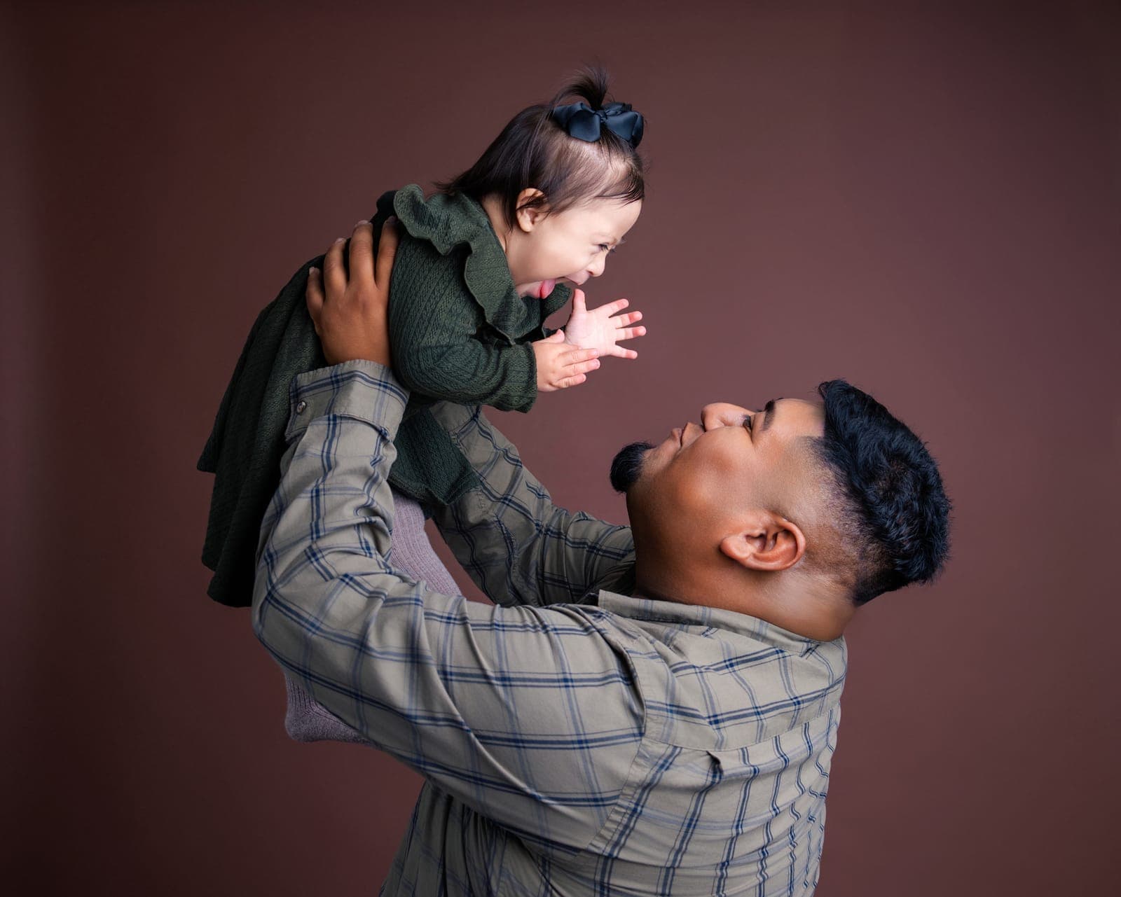 In-studio family portrait by Amy Marlan Photography
