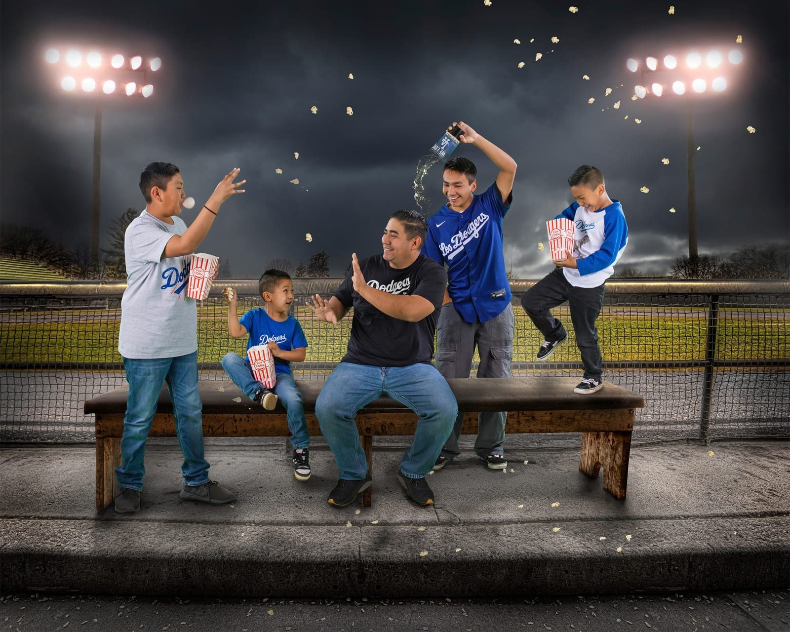 In-studio family portrait by Amy Marlan Photography