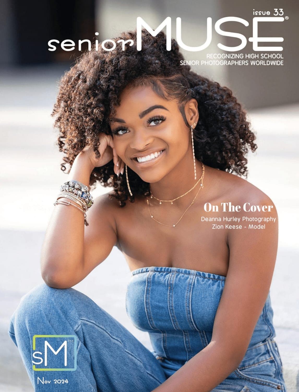 Senior Muse Magazine — Issue 33 cover featuring Amy Marlan Photography