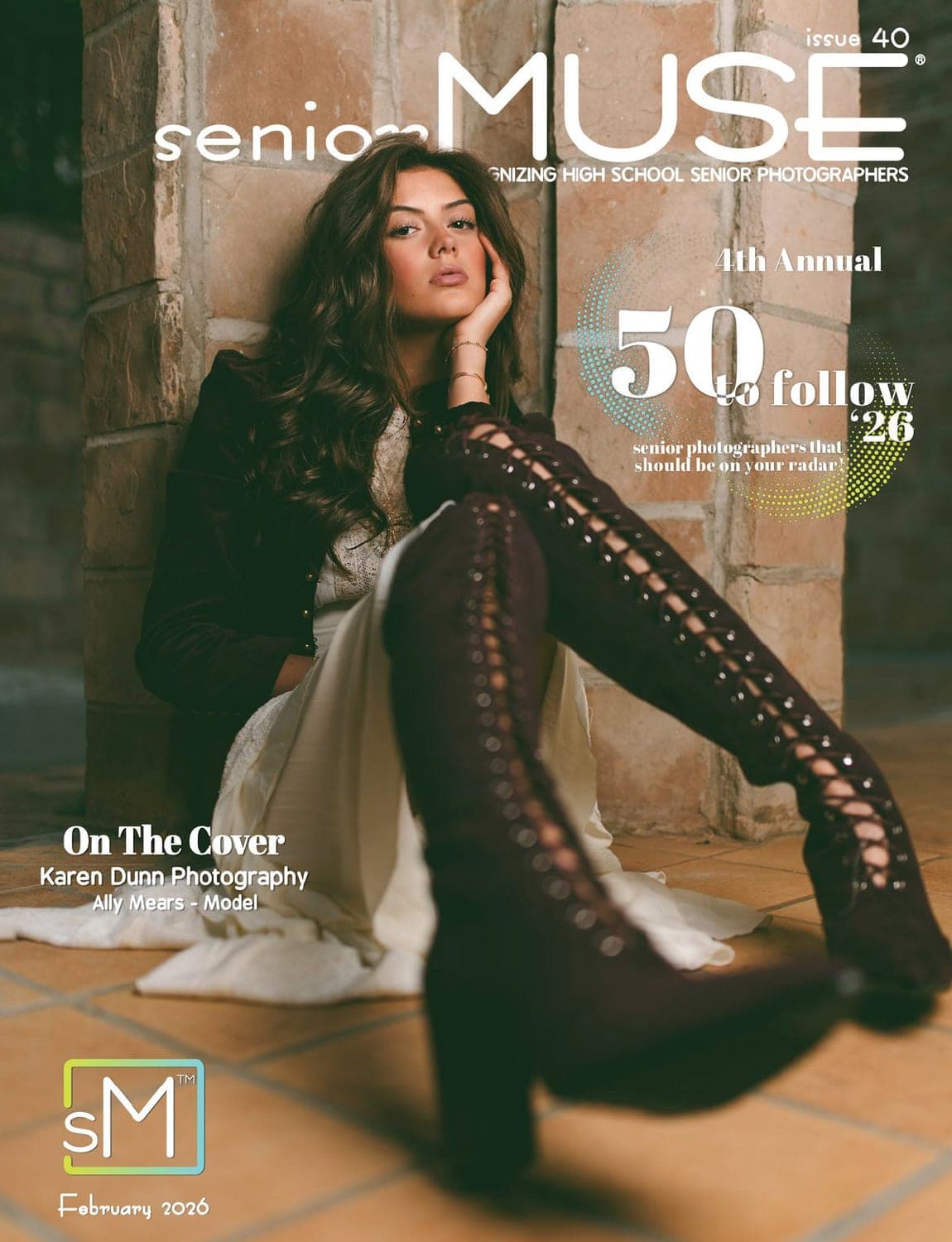 Senior Muse Magazine — Issue 40 cover featuring Amy Marlan Photography