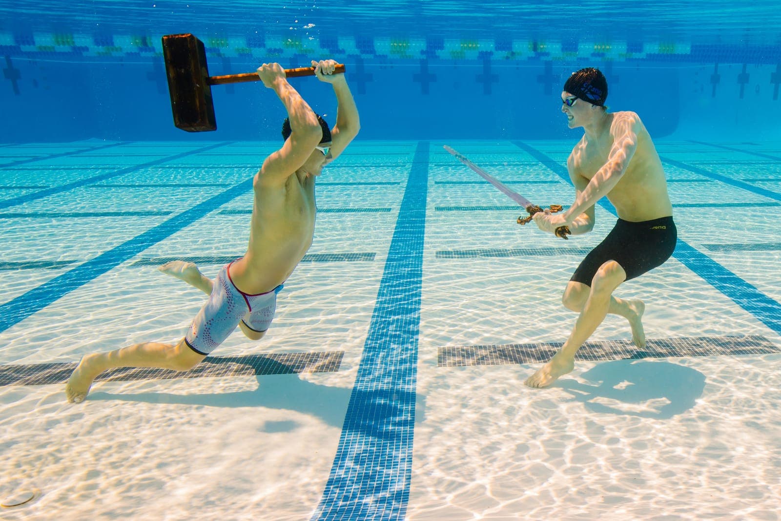 Underwater Senior Portraits by Amy Marlan Photography on the Central Coast