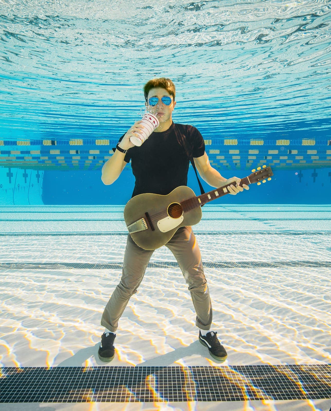 Underwater Senior Portraits by Amy Marlan Photography